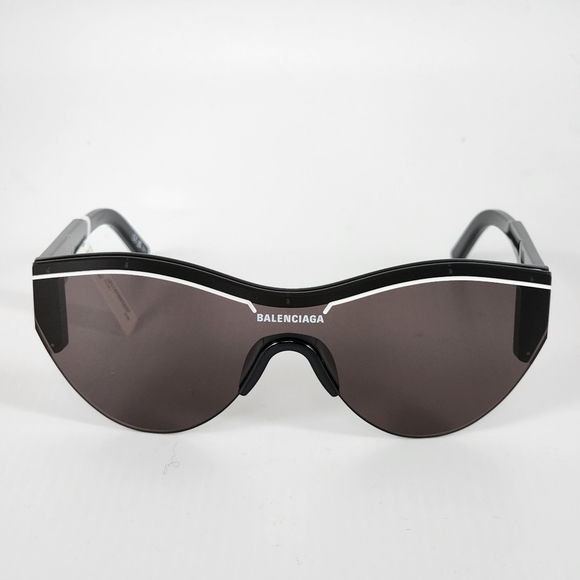 BALENCIAGA Extreme Ski Black Shield Women\'s Sunglasses 99mm